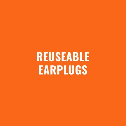 REUSABLE EARPLUGS